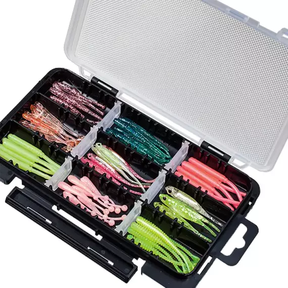 Коробка Meiho Light Game Case J 175x105x22mm к:black, фото , изображение 6